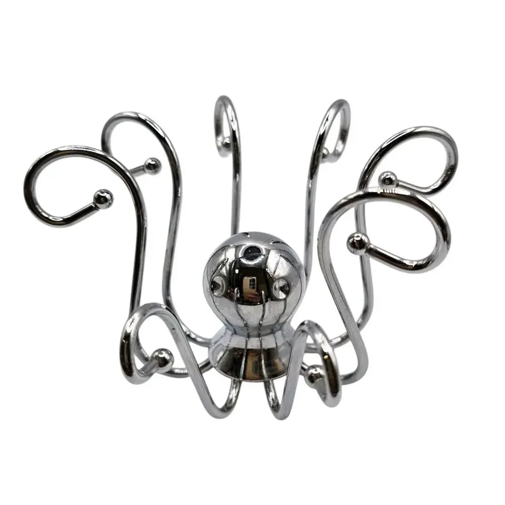 Octopus Ring Holder Umbra Metal Ring Display Mirror Silver Tone 2.5